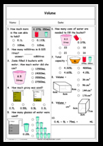 Volume and Mathematics for Year 6