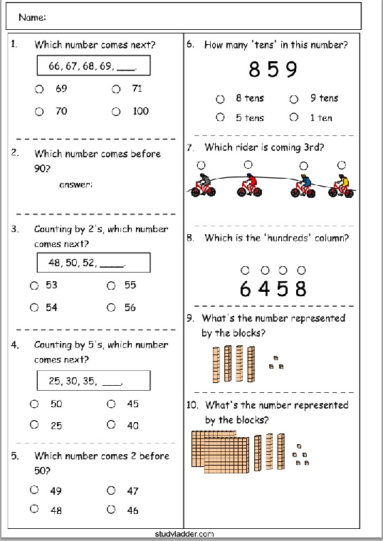 numeracy problem solving activities