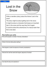 Writing - printables and English for Year 4
