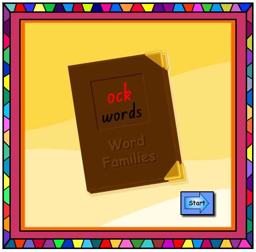 'ock' Word Family Book