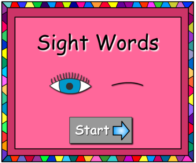 Sight Word Game