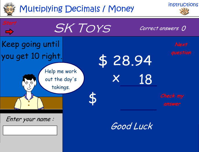 Multiplying money