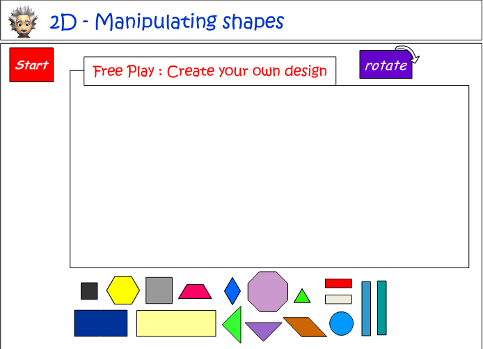 Design using 2D shapes