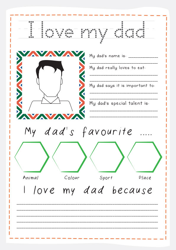 I love my Dad Activity sheet - Studyladder Interactive Learning Games