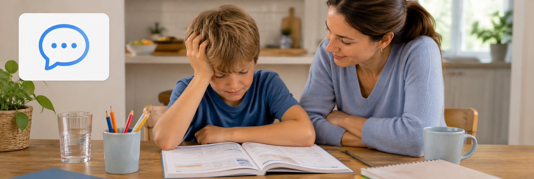 Homework battles: what to say when your child gets stuck